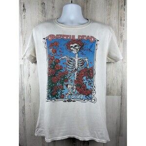 Liquid Blue Grateful Dead Skeleton Distressed T-shirt Medium (20”x27”)